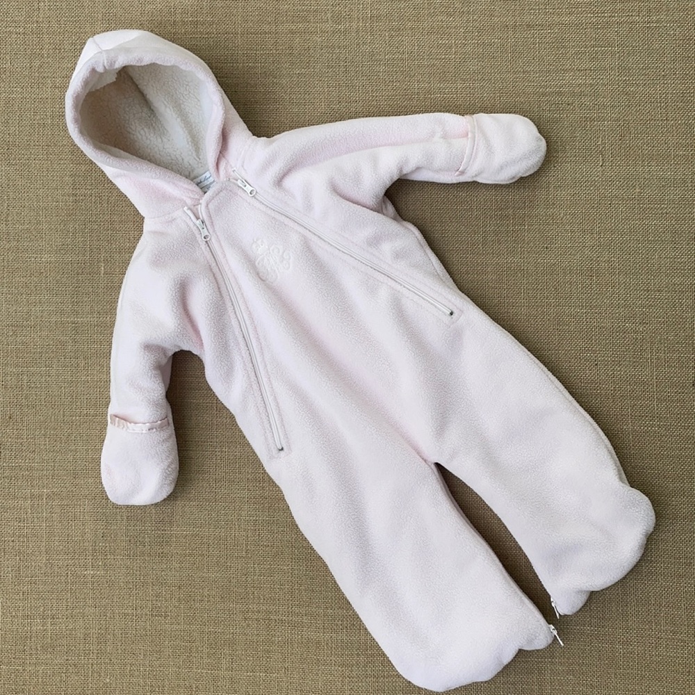 EUC Ralph Lauren pale pink Sherpa lined bunting